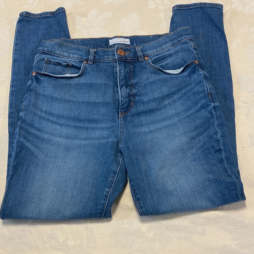 Loft high waist skinny jeans size 6/28